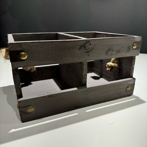 ๐๏ธ4 for 20$ / Rustic Wood Box / Grey - Picture 10 of 14